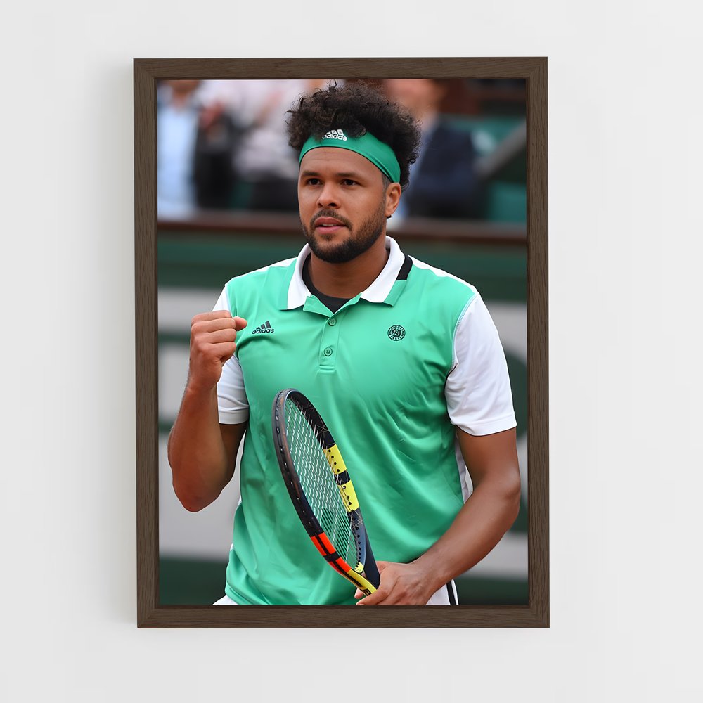 Poster Tsonga en Action – affiche Tennis (vue 5)